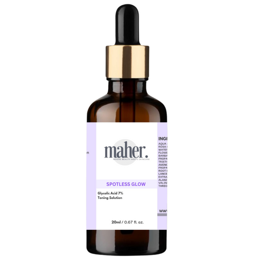 Maher Glow Spotless Glow Serum – Brightening, Spot Removal & Even Skin Tone