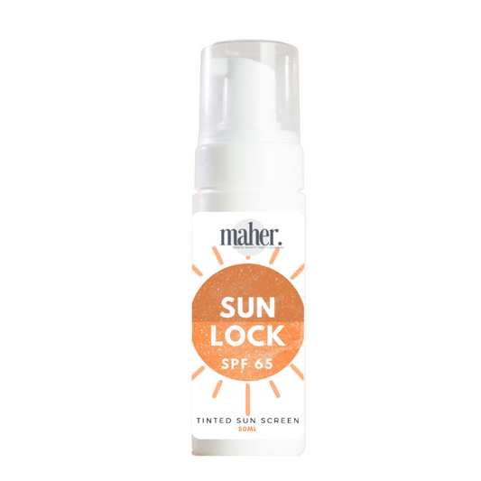 Maher Glow Tinted Sunblock – SPF 65 Protection with Natural Coverage & Glow